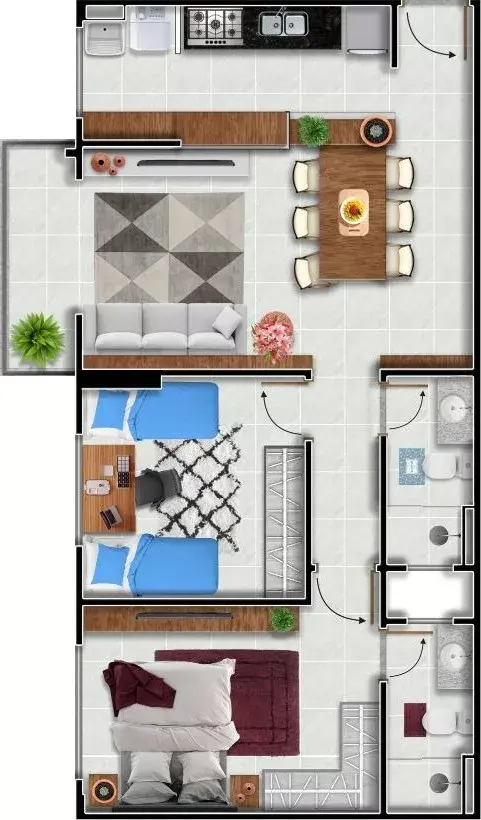Planta da Unidade 1