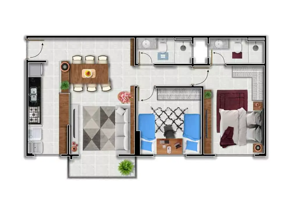 Planta da Unidade 1