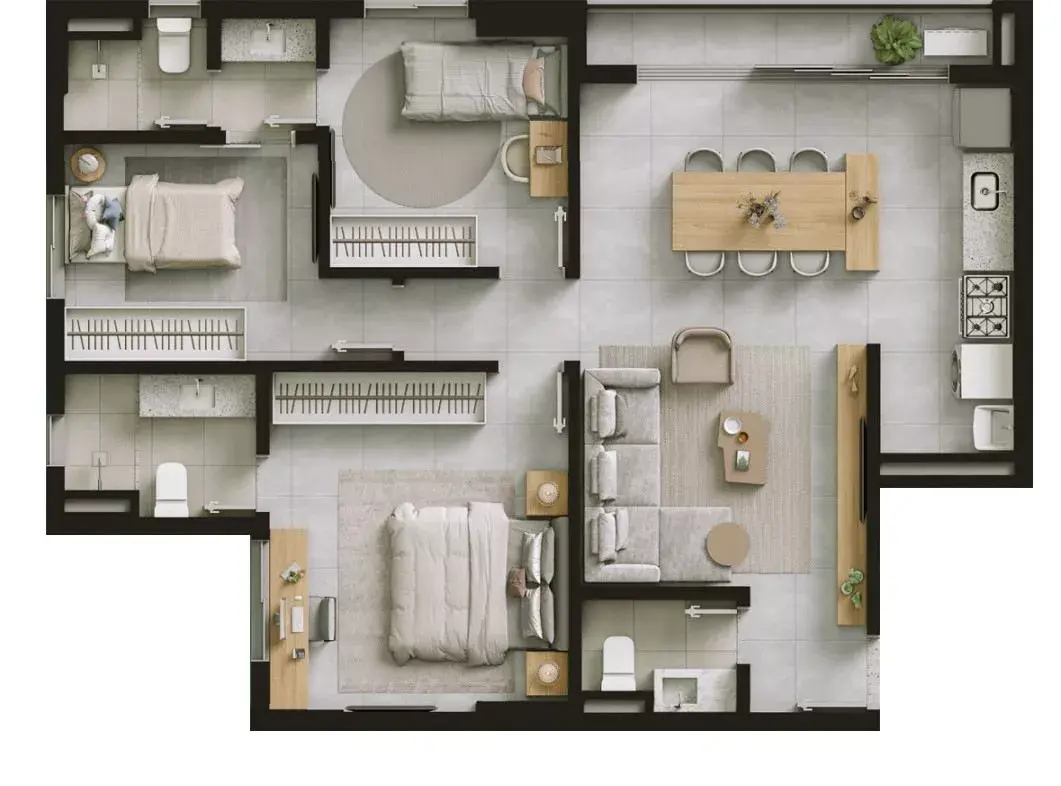 Planta da Unidade 1