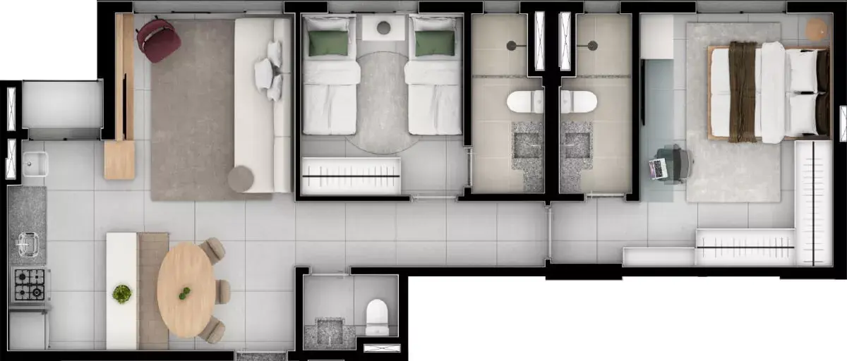 Planta da Unidade 1