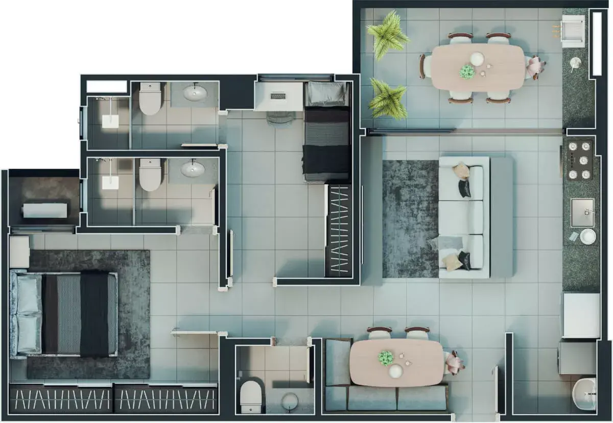 Planta da Unidade 1