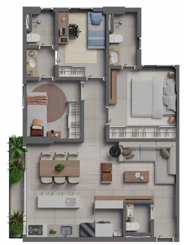 Planta da Unidade 1