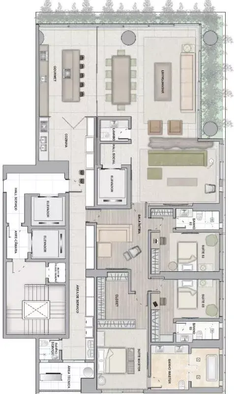 Planta da Unidade 1