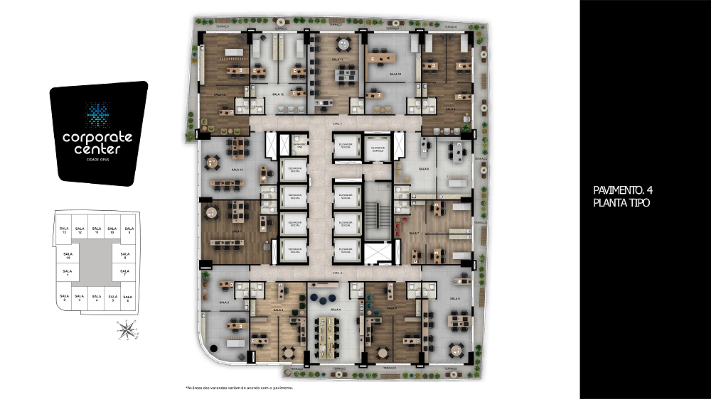 Planta da Unidade 1